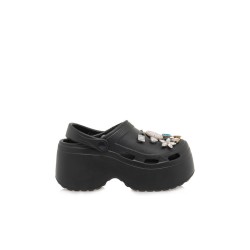 Ανατομική γυναικεία παντόφλα τύπου Crocs μαύρο
